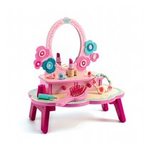 [드제코]원목 소꿉 꽃의 여신 화장대 세트_DJ06553, 미구분, 미구분