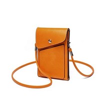 여행용 보스턴백 ZHUHW 여성 핸드폰 가방 파우치 케이스 PU 가죽 스몰 숄더 메신저 지갑 Color A Size 1ps