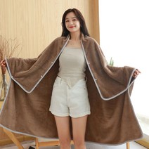 실내 극세사 숄 담요 케이프 밍크 담요