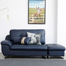 베스트리빙 뭉크 3인 4인 소파/가죽소파/아쿠아텍스 패브릭 소파(스틸다리) 2color, 네이비/우측카우치소파