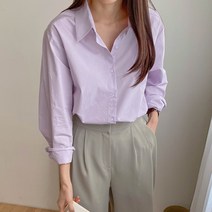 제이앤몰스 우먼 데일리 루즈핏 여성 롱 셔츠 남방 여자 박시 블라우스 코디 남방 3 컬러 W408