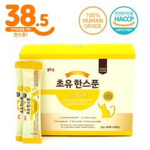 38.5 고양이 면역강화 초유한스푼 (스틱 2g 60포), 3개