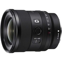 소니 SONY 단초점 렌즈 FE 20mm F1.8 G E 마운트 35mm 풀 사이즈 대응 SEL20F18G 블랙