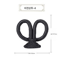 한복가발백 선녀비천상투머리 고풍발봉당조귀비 돈황 연출 스타일링, 페이티안 롤빵-4, 하나