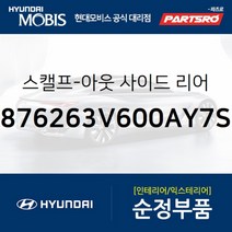 그랜저HG/하이브리드 순정 사이드미러 커버(백미러 스캘프) 우측(플래티늄실버) (876263V600AY7S), 1개