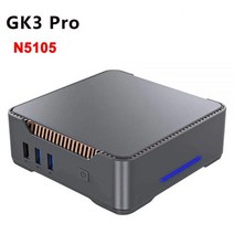 GK3V Pro 인텔 셀러론 N5105 윈도우즈 11 미니 PC DDR4 8GB 256GB SSD WIFI BT4.2 1000M LAN 4K WIN11 게이머 데스크탑 컴퓨터, CHINA, Intel Celeron N5105 + UK, 16GB 512GB
