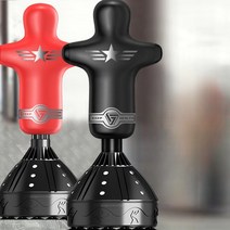 사람 인형 모양 모형 사람형샌드백 흡착판 인간 샌드백 권투 복싱 다이어트, 2단 변속 180cm 빨간 권투 글러브