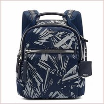 투미 백팩 여성 NWT Authentic Tumi Voyageur Witney Blue Palm Print Backpack