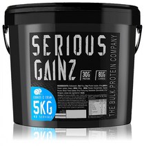 The Bulk Protein Company 더 벌크 프로틴 컴퍼니 시리어스 게인즈 매스 게이너 단백질 쿠키 앤 크림 5kg, 1세트