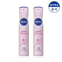 니베아 펄 앤 뷰티 데오드란트 스프레이타입, 200ml, 2개