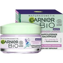 50대영양크림 레티놀 주름 나이트 수분크림 Garnier 크림 라벤 용 호호바 오일 성분 화장품 Bio 50ml, 단일수량