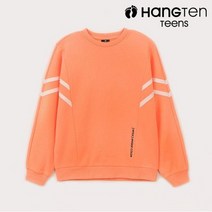 행텐 주니어 여아 테이프 맨투맨 티셔츠-PI8N083183107