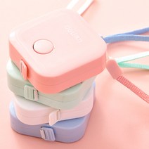 델리정품 쇼팡 파스텔 미니줄자 피팅 줄자 재단 줄자 1+1(색상랜덤), 03.파스텔미니줄자-블루1+1(색상랜덤), 1개