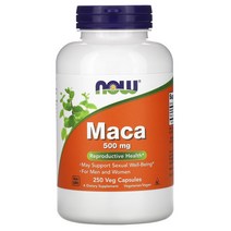 나우푸드 마카 500 mg 베지 캡슐 250 정 Maca