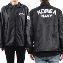 후아미 ROKN 해군 로카 바람막이 검정 밀리터리 군인 군용 점퍼