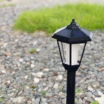 태광조명 태양광 육각등 프리미엄 말뚝, 노란빛