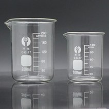 측량장비 붕규산 3000 유리 비커 5-3.3 ml 실험실 고온 저항 비커 측정 유리 컵 실험실 장비, 08 250mL