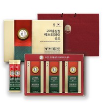 풍년보감 6년근 고려홍삼정 에브리데이 골드 홍삼스틱 30포 선물세트 + 쇼핑백, 300g, 1세트
