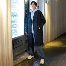 슬림핏 잘생긴 남자가을코트 트랜디한 부산 연희동 데이트룩 가로수길 깔끔한 멋쟁이신사 보이남자코트