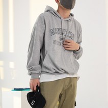 위드썸띵 4컬러 뉴욕 맨하탄 스프링 후드티