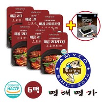 [명태명가] 프리미엄 수제 양념 코다리조림 320gx6팩, 6개, 320g