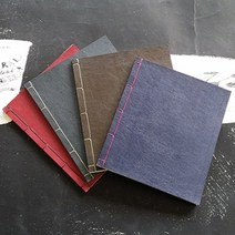 핸드메이드 한국식 제본노트 - Artist size, 그레이, 1개