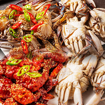 출시 국내산 연안부두 간장양념게장 레드꽃게, 순살양념게장(150g)