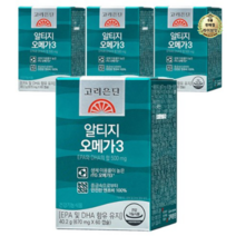 고려은단 퓨어 알티지 rTG 오메가3 60캡슐, 60정, 20개