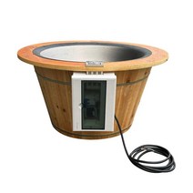 허브솥 녹차 로스팅기 덖는기계 덖음기 볶는기계 커피, 12파운드 주철 냄비