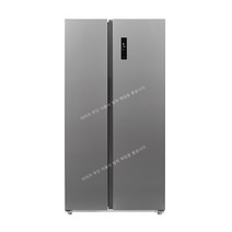 캐리어 클라윈드 양문형 냉장고 방문설치, 실버 메탈, CRFSN602MDR
