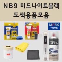 순정품 현대 NB9 미드나이트블랙 자동차 차량용 붓펜 카페인트 도색 스프레이 LF 쏘나타 DN8 하이브리드 N라인 그랜져 IG 아슬란 택시, 01.붓펜: NB9 미드나이트블랙 (당일발송)