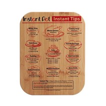 Instant Pot - 5271105 공식 커팅 매트 레시피 포함 10x14 화이트, Bamboo_Instant Pot Instant Tip