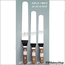 대풍BakeryShop 일제L자형 스패츄라 스패튤러(9 10.12) 인치, 1개, 일제L자형 스패츄라 9인치