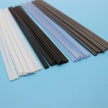 실납 플라스틱 용접봉 ABS PP HDPE PPR PVC UPVC CPVC 범퍼 수리 납땜 스틱 열풍 건 용접기 용접용-160, 13.Grey 1m 2pcs - PVC, 2개