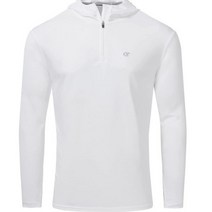 마라톤 싱글렛 남성용 UPF 50 + 긴 소매 티셔츠 자외선 차단 후드 야외 낚시 하이킹 빠른 건조 경량 상의, M, CXY2233-White