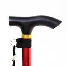 [풀리줄리] 탑워크 길이조절 노인지팡이 실버 효도지팡이 레드 (레드), 1개_구매