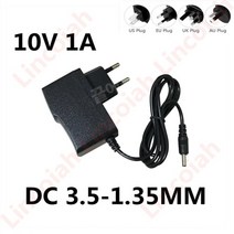 AC/DC 어댑터 DC 10V 1A 0.7A 1000mA 700mA 컨버터 어댑터 충전기 전원 공급 장치 레고 마인드스톰 EV3 NXT 45517 로봇 호환용, 10V 1A 미국 3.5-1.35MM