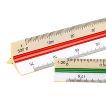 삼각스케일자 제도용자 15cm 30cm, 15cm - 고배율