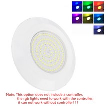 수영장청소기 LED 스마트 수중 램프 IP68 수영장 조명 모바일 앱 제어 파티 장식 ABS RGB 잠수정 12V, 03 WHITE_01 9W