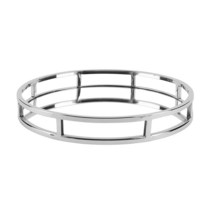 Elegance 원형 거울 트레이 35.4cm(15인치) 스테인리스 스틸