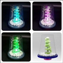 soooooo몰_뉴 LED 눈꽃 결정 나무 만들기(2인용) 과학만들기재료 DIY 수업 어린이교구 조립 키트 실험 조명만들기 DIY만들기_더수sSHOP, 무옵션_상품_입니다_