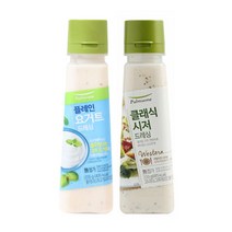 (냉장)[풀무원]플레인요거트드레싱235g+클래식 시저드레싱220g