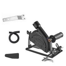 앵글그라인더45 ° 조절 앵글 그라인더 업그레이드 먼지 수집 장치 슬롯베이스 포함 절단기로 변환 100-1, Type B(set A)