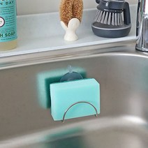 스텐 흡착식 스폰지 홀더 수세미 걸이