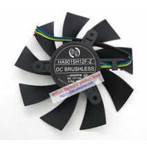 새로운 원본 MSI GTX 1060 OC GTX950 R7 360 2GD5 그래픽 카드 냉각 팬 HA9015H12F-Z 12V 0.55A 4000RPM, 한개옵션0