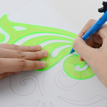 운형자 학용품 1P 모형자