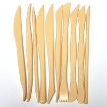 점토 조각칼 3종 모음/ 6P 10P 11P 가는조각칼 점토도구 클레이 찰흙 지점토 테라코타 만들기재료, 가는조각칼 10p세트