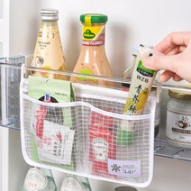 냉장고 양념팩 소스팩 수납 걸이, 화이트 2pcs
