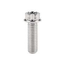 Weiqijie-티타늄 볼트 M6/M8X10 15 20 25 30 35 40 45 50 55mm Torx 헤드 플랜지 나사 오토바이 액세서리, M8, 실버