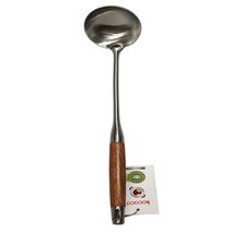 광동중보키친웨어 웍 국자 스텐 스푼 27.5CM 요리 까오기 6W988F48, 1개
